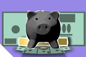 Piggy bank and cash illustration representing how OCR hikes can affect mortgage costs and home loan repayments