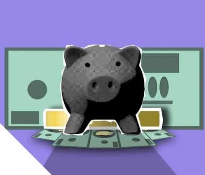Piggy bank and cash illustration representing how OCR hikes can affect mortgage costs and home loan repayments
